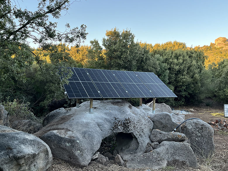 Installation photovoltaïque autonome